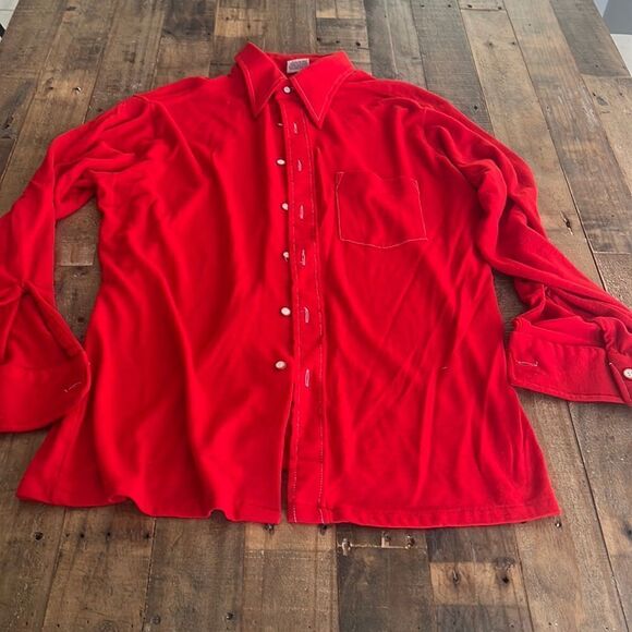 Wrangler Size L (16-16 1/2 neck) Vintage Button Down - Picture 1 of 9